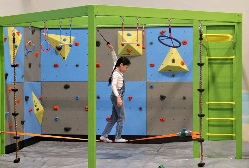 Let off some steam at an indoor play space. Photo courtesy of Boston Playground