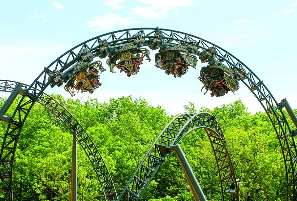 Silver Dollar City in Branson is home to the Time Traveler: Branson with Kids: 50 Best Things To Do in Branson, MO