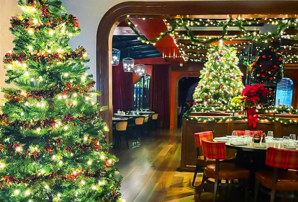 Brasserie Liberte provides a cozy setting for Christmas dinner. Photo courtesy of the restaurant