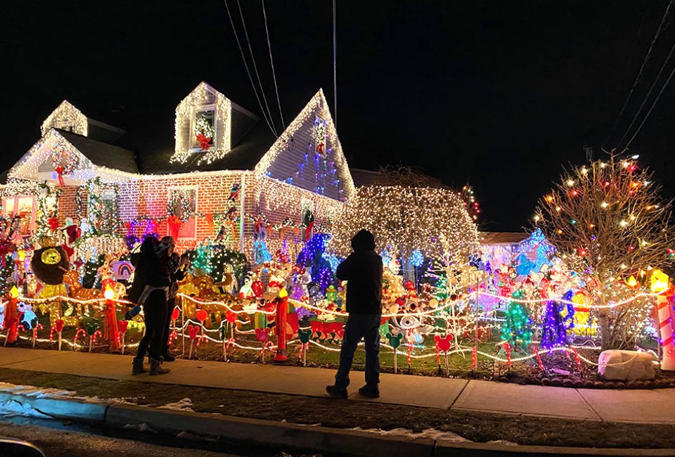 Enjoy the dazzling lights of the Braun Terrace houses in Union. Photo by Rose Gordon Sala
