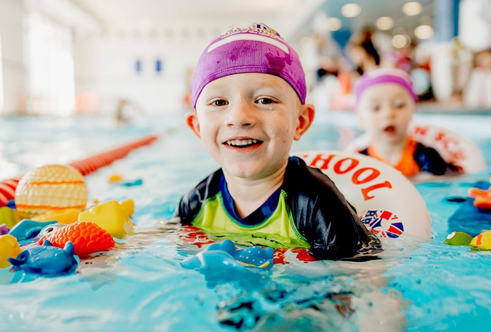 British Swim School offers swim lessons across Atlanta for kids of all ages. 