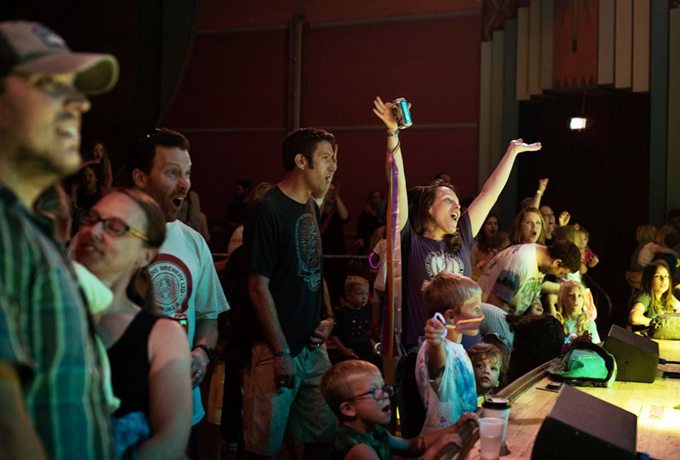 Get your groove on to the music of Phish at Brooklyn Bowl's Rock and Roll Playhouse. Photo courtesy of Brooklyn Bowl