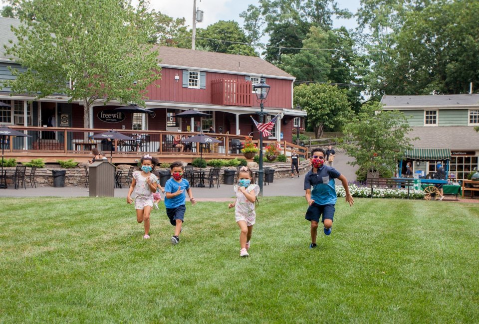 Discover the  storybook village of Peddler's Village with colonial-style buildings, award-winning gardens, shopping, dining, and lodging. Photo courtesy of Peddler's Village