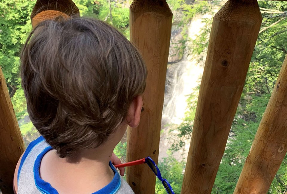Hike the trails at Bushkill Falls  to see the incredible view of Main Falls. 