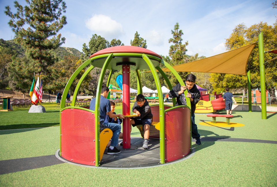 Now open in LA are all playgrounds and parks, like Shane's Inspiration