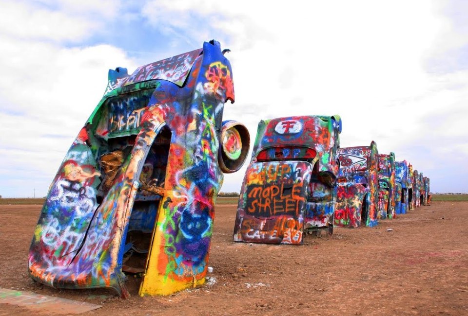 Cadillac Ranch near Amarillo.