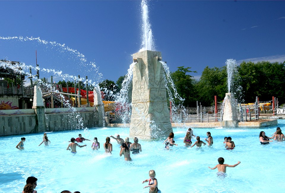 The 100,000-gallon Calypso Springs is Hurricane Harbor's largest expansion since 2000.