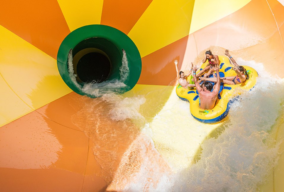Enjoy water slides and water rides galore at the biggest outdoor waterpark in PA. Photo courtesy of Camelback Mountain Resort