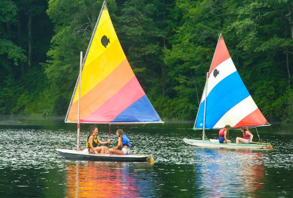 Take to the lake at the Camp Jewell YMCA camp. Photo courtesy of campjewell.org