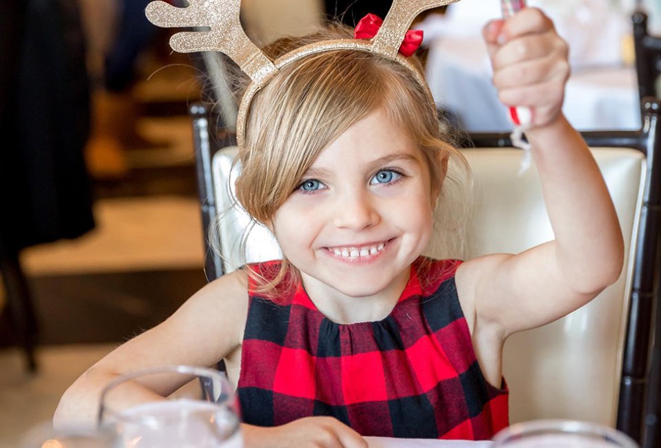 Congress Hall hosts a festive brunch with Santa every Saturday and Sunday in December. Photo courtesy of Congress Hall