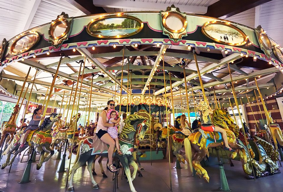 Ride the carousel at Prospect Park. Photo by Paul Martinka