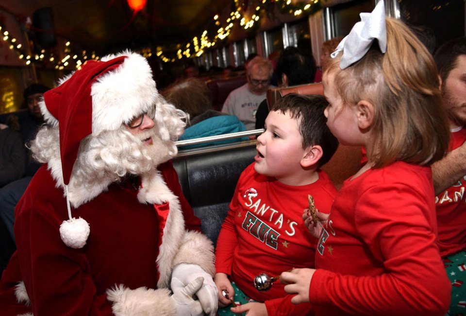 Hop aboard the Catskill Mountain Railroad's Polar Express this weekend. Photo courtesy of the railway