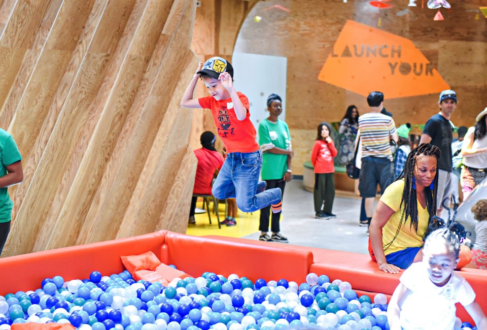 Dive into fun at the Cayton Children's Museum. Photo by Matthew Tucciarone