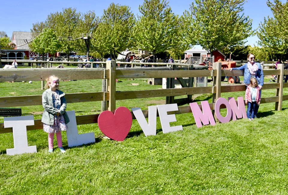 Celebrate Mother's Day Weekend with free admission to Harbes Farm. Photo courtesy of the farm