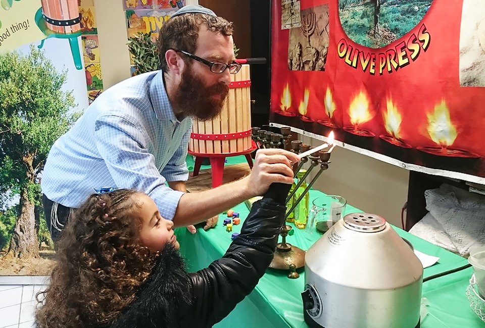 The Chai Center celebrates Hanukakh  with arts, crafts, games,  and more. Photo courtesy of the Chai Center 