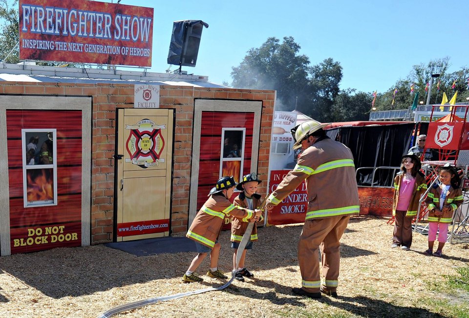 The Central Florida Fair offers primers on fire fighting and more. Photo courtesy of Central Florida Fair