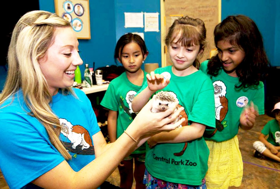 Kids discover how animals interact with the world around them thanks to hands-on exploration at the Central Park Zoo. 