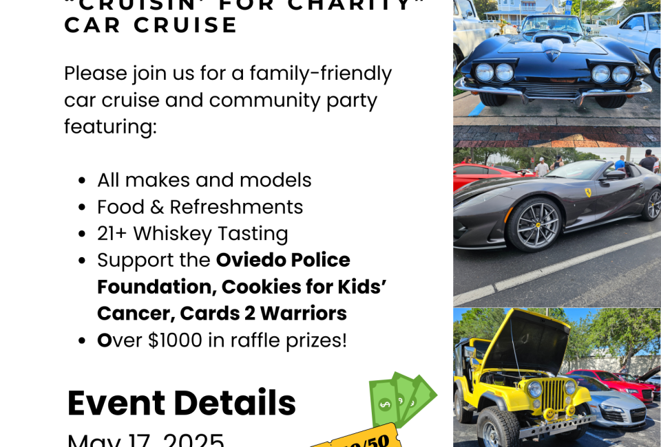 Central Florida Cars & Community – Cruisin’ for Charity
