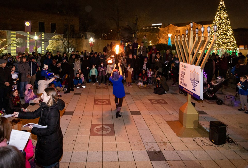 Celebrate Hanukkah with Menorah lightings around Atlanta, taking place December 25 - 30. Photo by Jacob Ross