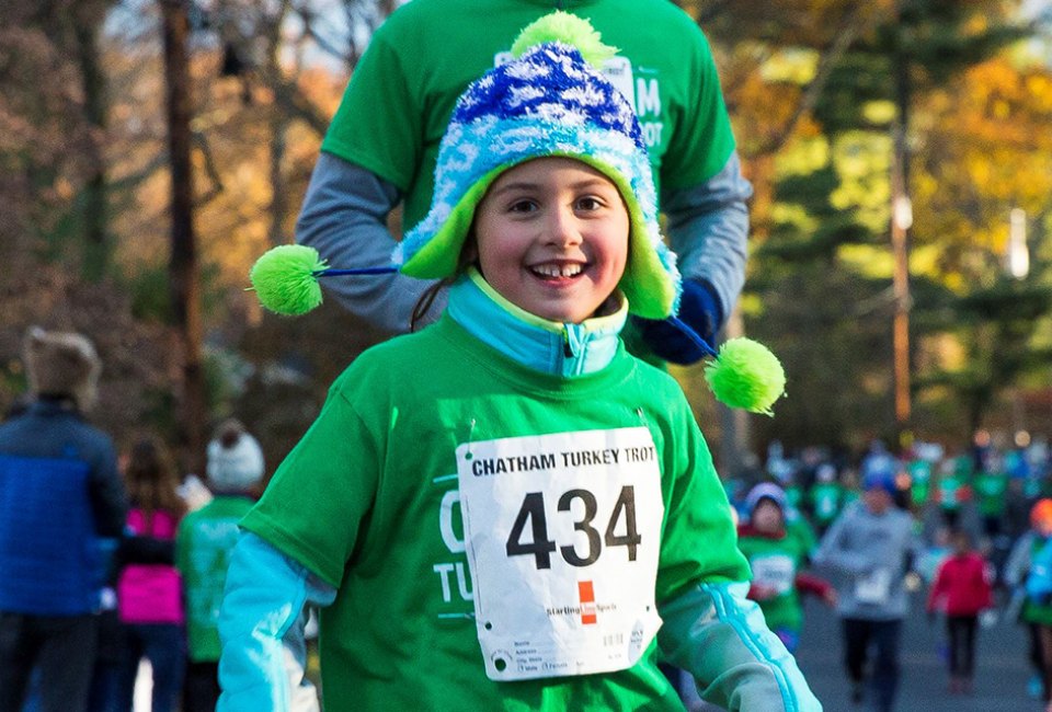 From turkey trots to ice skating, there's lots happening on Thanksgiving Day in NJ. Photo courtesy of the Chatham Turkey Trot