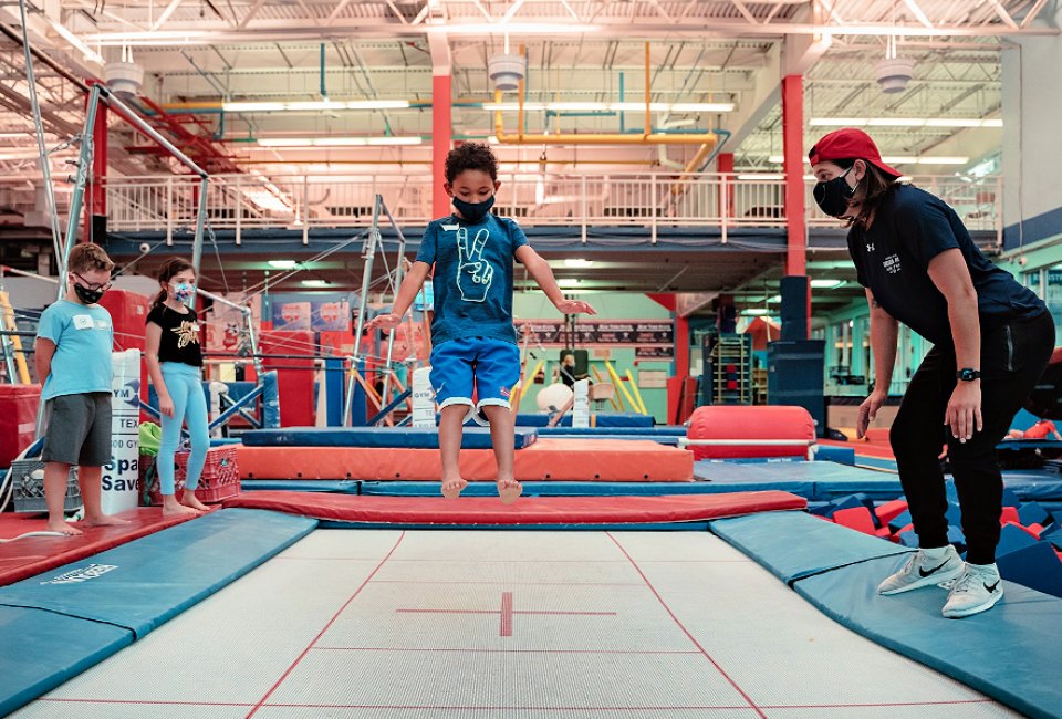 Bounce away their excess-energy. Photo courtesy of Chelsea Piers CT