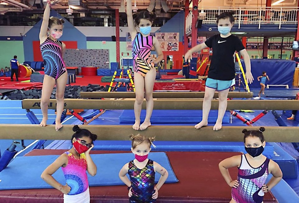 In-person classes are back in session at the Chelsea Piers Field House. Photo courtesy of Chelsea Piers