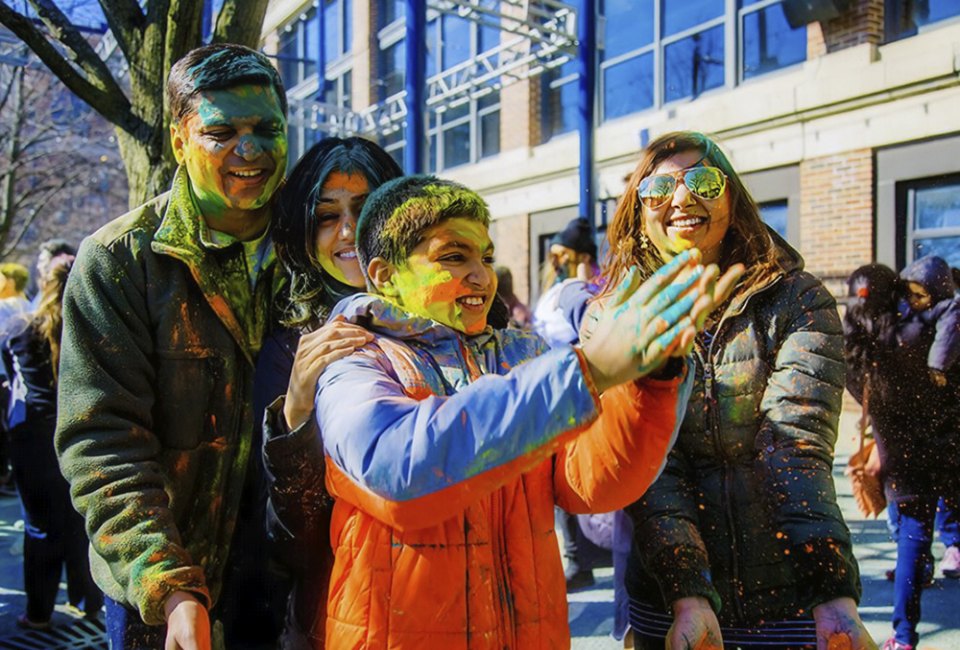 Holi Celebration in Chicago. Photo courtesy of Navy Pier