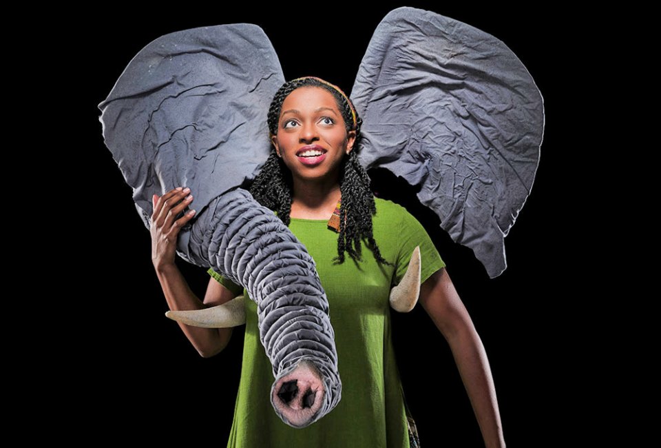 Aanika's Elephants photo by Zach Hyman, courtesy of the Chicago International Puppet Theater.