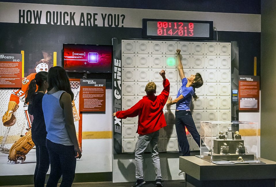 Test your mind! Photo courtesy of the Chicago Sports Museum