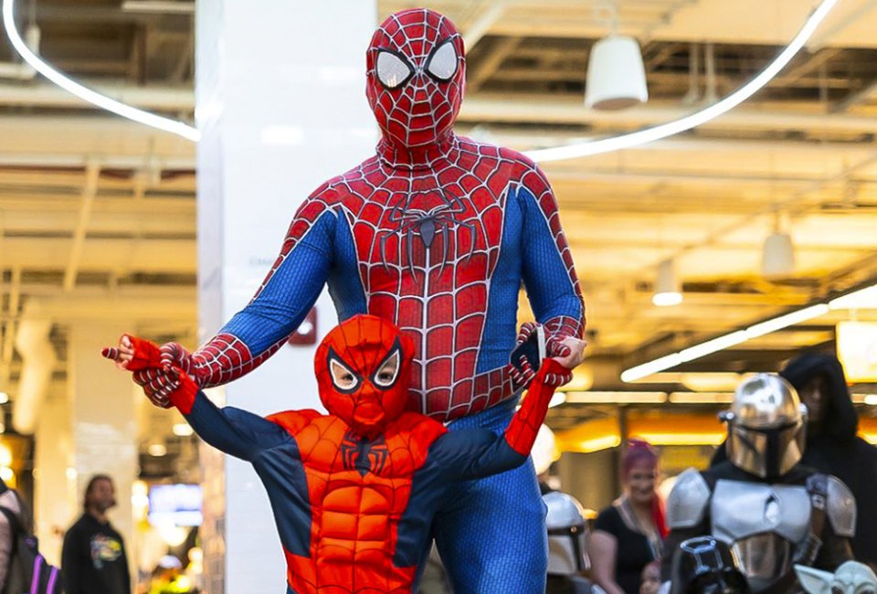 Spider-Man in action. Photo courtesy of Navy Pier