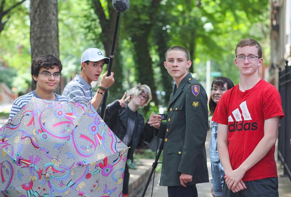 Teen Filmmaking Camp is a summer camp for teens in Chicago. Photo courtesy of Chicago Filmmakers 