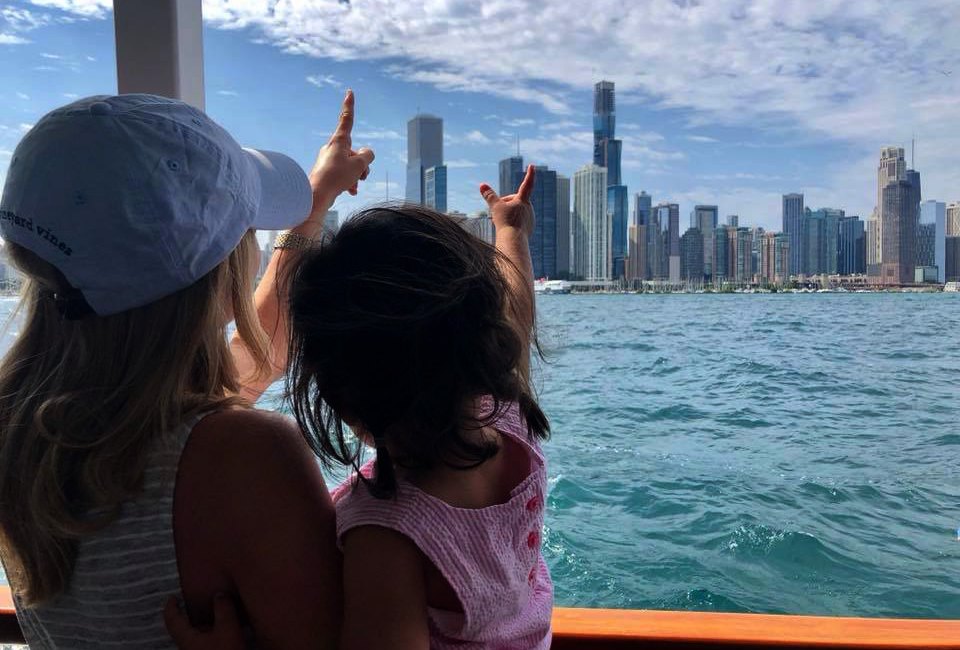 Spectacular city views  of the Chicago Skyline in River North. Photo courtesy of Wendella Boat Tours.