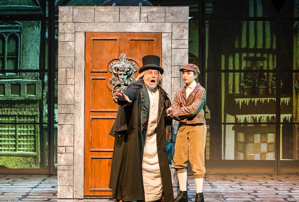 Charles Dickens' A Christmas Carol at The Grand in Galveston, photo courtesy of  The Grand 1894 Opera House
