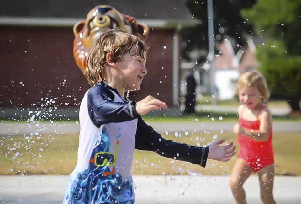 Brookglen Splash Pad photo courtesy of City of LaPorte