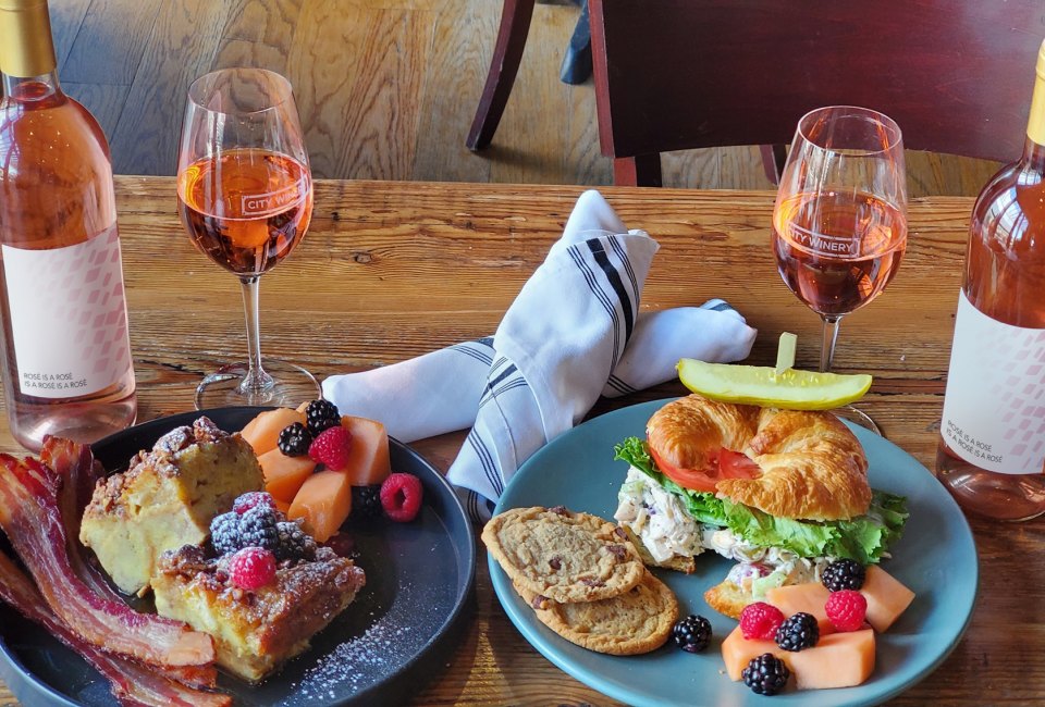 Brunch or dinner is on the takeout menu at City Winery. Photo courtesy of the restaurant