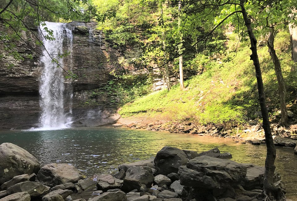 Cherokee Falls at Cloudland Canyon State Park in Georgia.