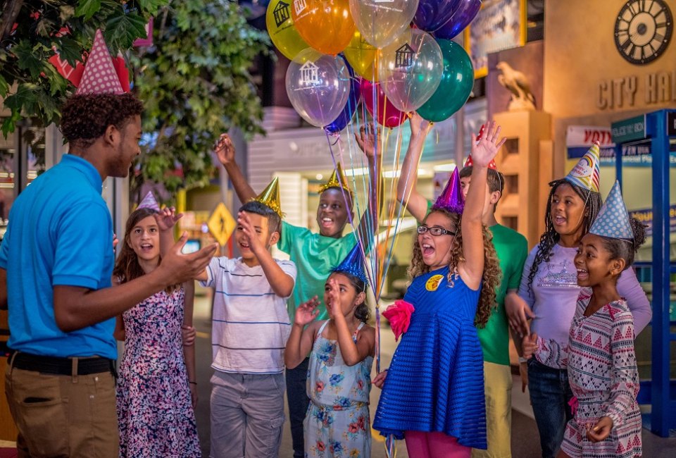 Museums are fun and imaginative venues for indoor birthday parties.  Photo courtesy of the Children's Museum of Houston.