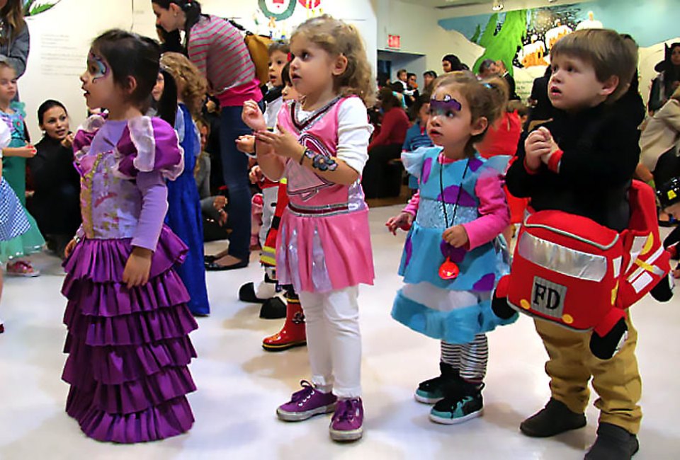 Show off your Halloween costume in the parade at the Children's Museum of Manhattan. Photo courtesy of the museum