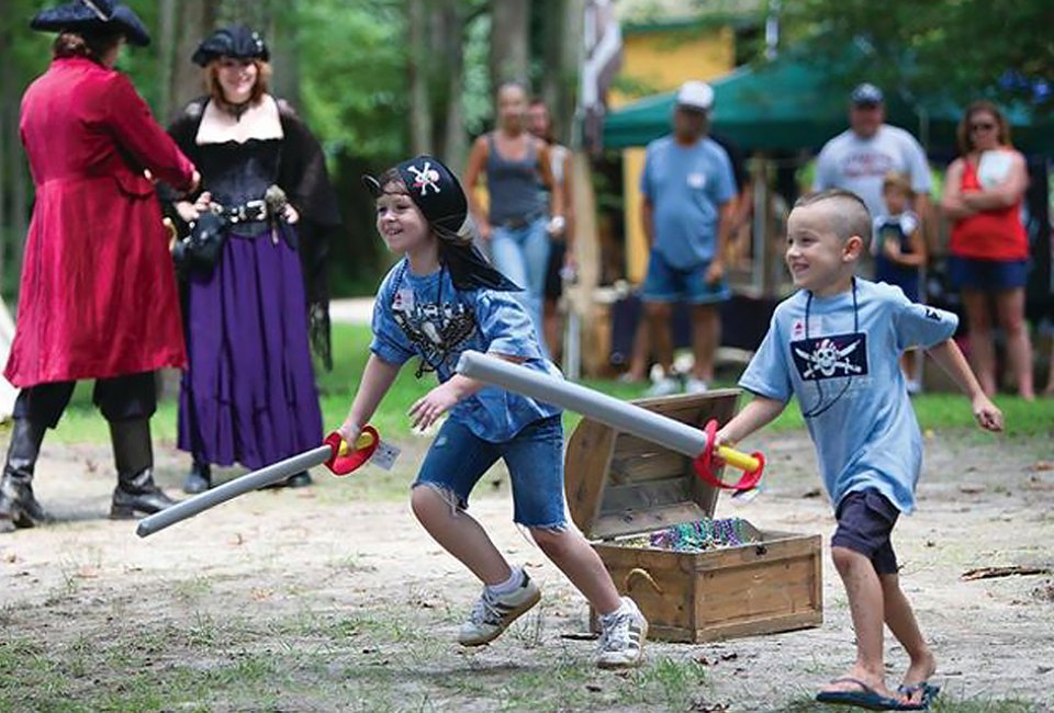 Bring your little pirates to Seafarers' Weekend at Historic Cold Spring Village. Photo courtesy of the village