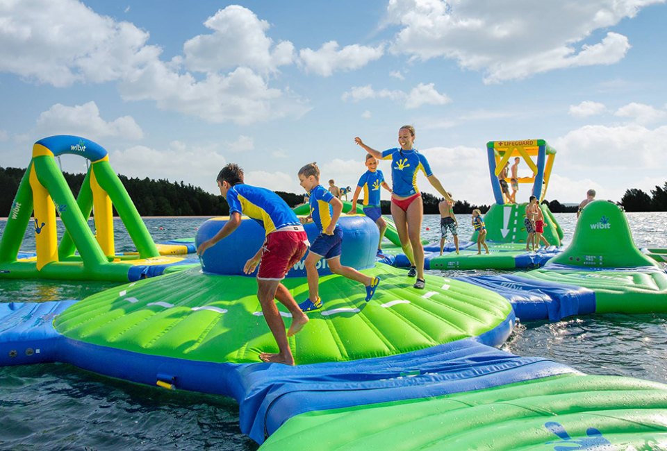 Lacey will purchase the inflatables from Commercial Recreation Specialists in Verona, Wisconsin. Photo courtesy of Commercial Recreation Specialists