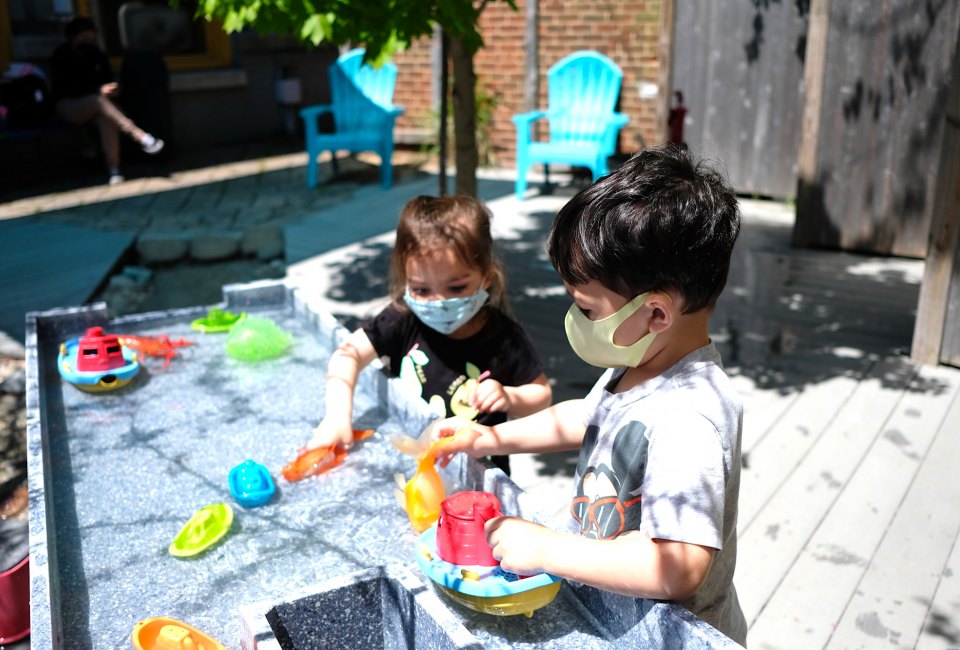 Seasonal outdoor sensory garden, Our Backyard, has returned to LICM for the summer.