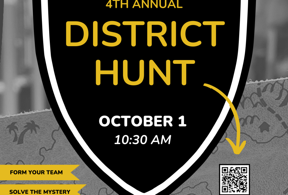 2022 District Hunt - The Wordsmith's Wriddle