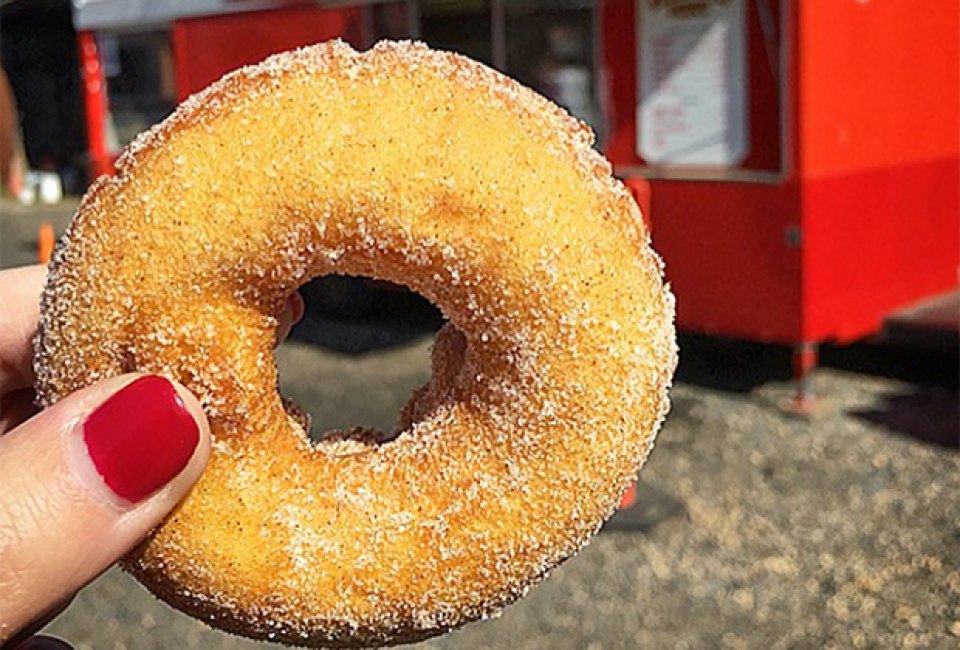 Apple cider donut from Etsch's Bakery Barn