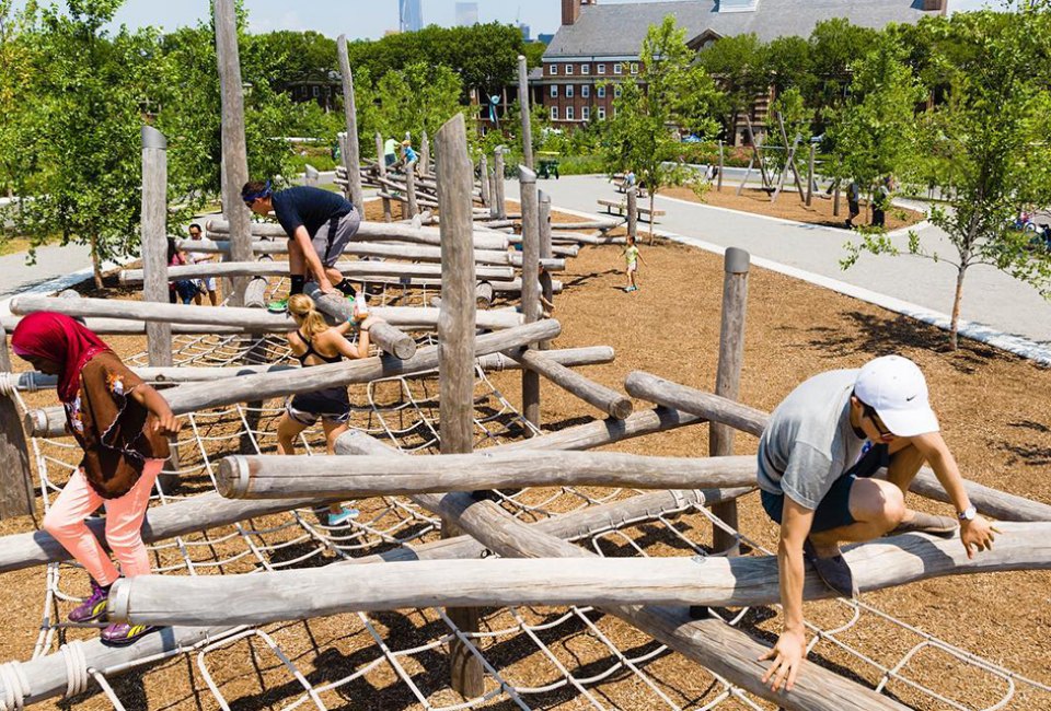 Governors Island is a favorite destination for local NYC families. Photo courtesy of Governors Island