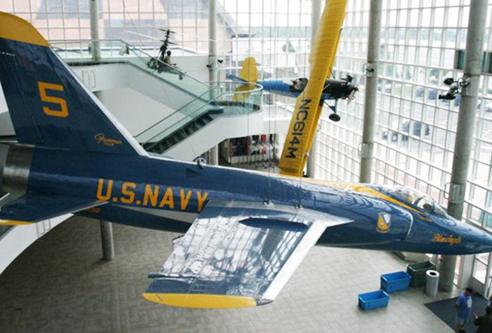 Take a deep dive into Long Island's aviation history at the Cradle of Aviation Museum. 
