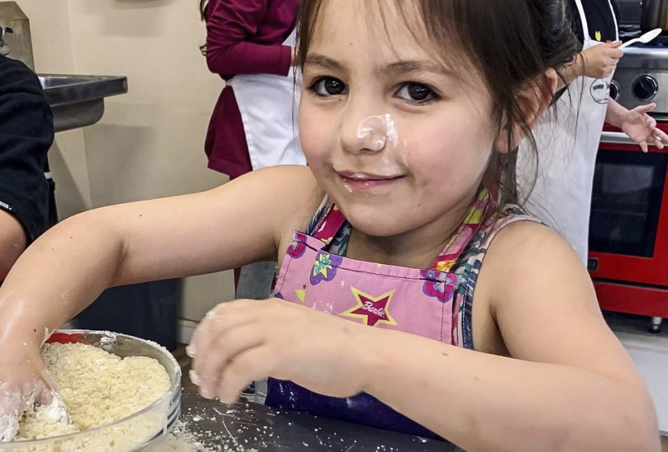 Cooking classes are a fun way to make some foodie memories. Photo courtesy of Cucina Bambini