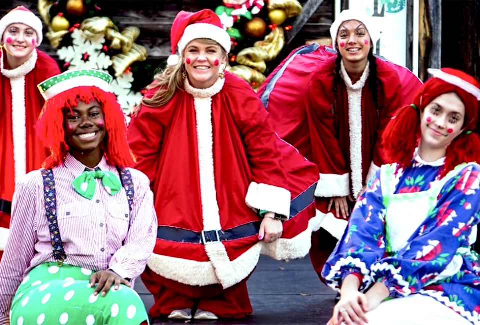 Join in on the family-friendly festivities presented by Dance Theatre of Arlington. Dancing elves, singing Christmas trees, Mrs. Claus' Storytime, and Santa!  Photo courtesy of the Arlington Theater