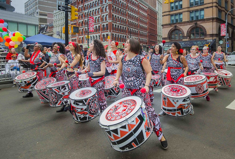 Rain or shine, over 10,000 dancers will hit the street for the Dance Parade. Photo courtesy of the event