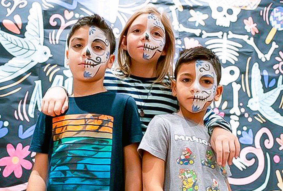 Put a multicultural spin on spooky fun this Halloween Weekend in Boston at the Day of the Dead Family Fiesta! Photo by Tony Rinaldo, courtesy of the Peabody Museum