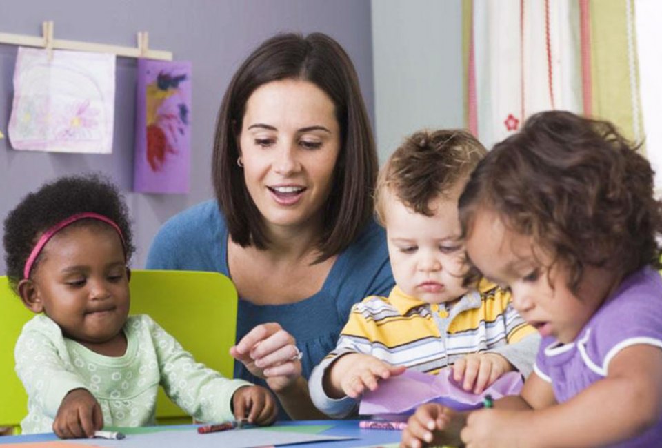 Teachers that are fully engaged in play make kids and parents happy. Photo via Bigstock